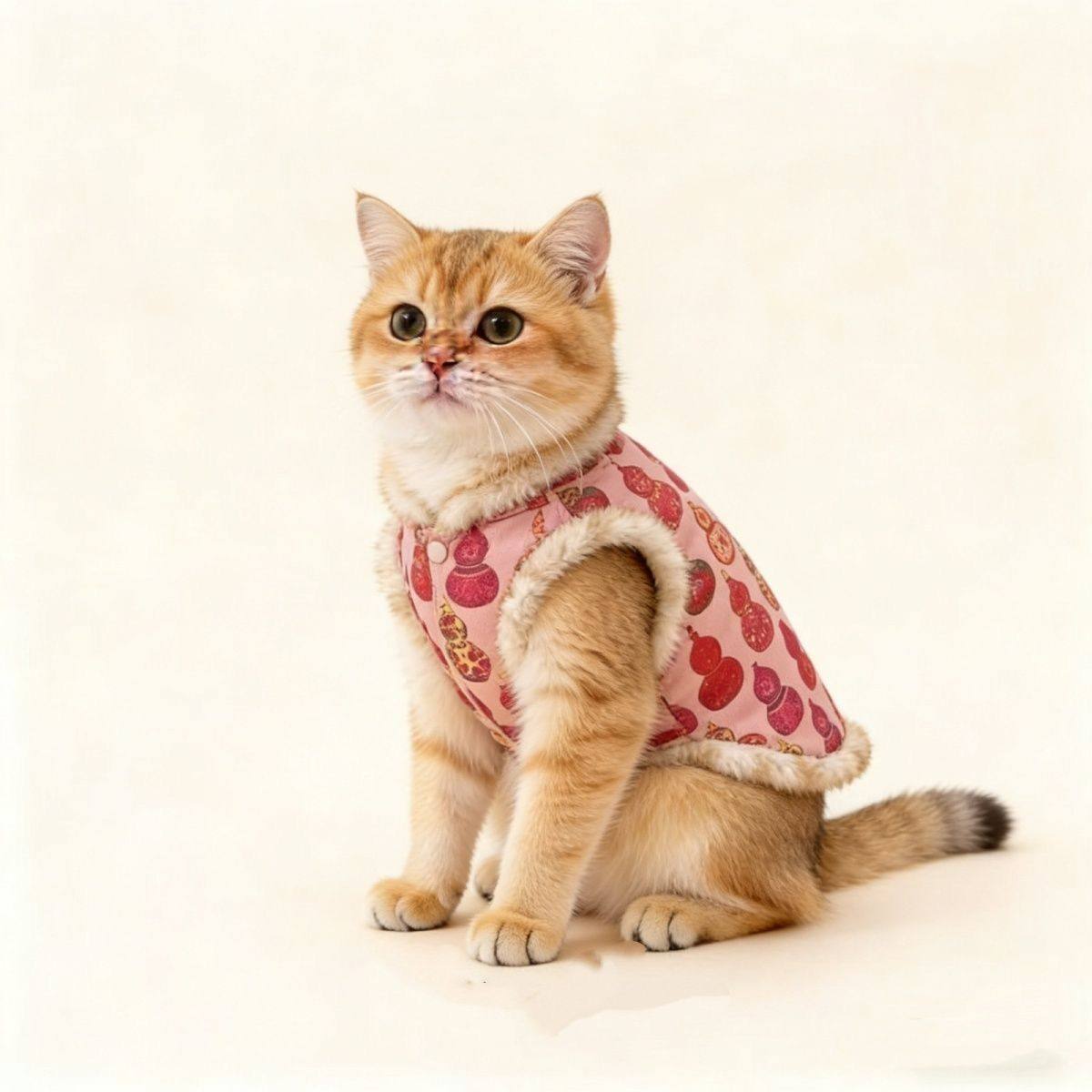 宠物衣服拜年服唐装猫咪唐装国风旗袍加厚保暖棉衣泰迪布偶金渐层,宠物/宠物食品及用品,狗宠物服装/雨衣,淘宝优惠券,粉丝福利购,淘宝优惠卷