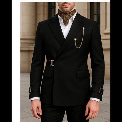 Men's Slim Two Piece Suits Wedding Suit Casual Business