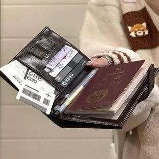 新款防盗刷护照夹钱包一体男女士出国旅行留学卡包证件护照收纳包