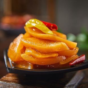 梅汁醋捞萝卜干柠檬蜜汁萝卜脆萝卜酱菜下饭菜生津开胃酸甜爽口