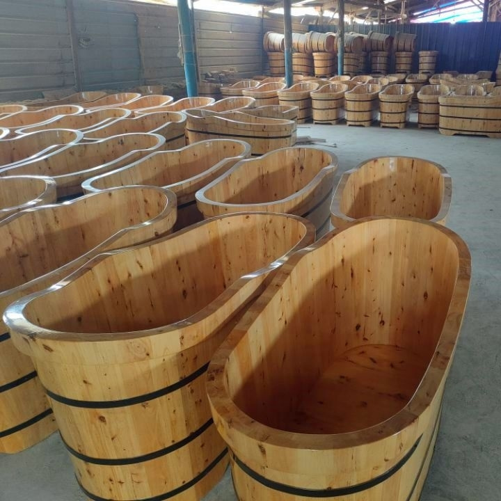 四川香柏木洗澡木桶成人浴桶泡澡木桶家用浴缸全身浴桶专用浴桶