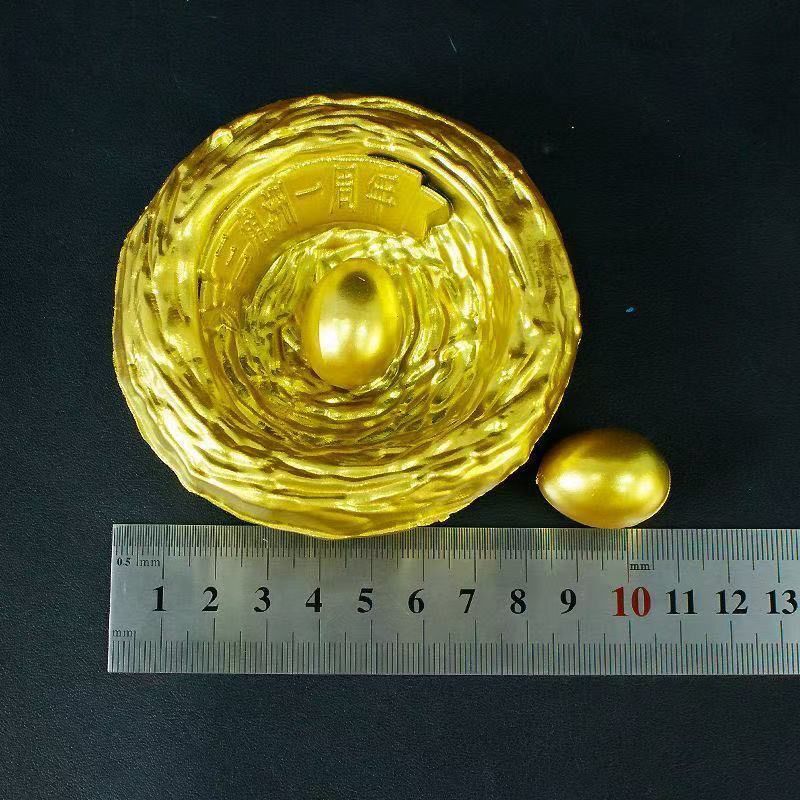 游戏三角洲周边行动道具黄金打印鸟窝大红物资实物工艺藏品模型