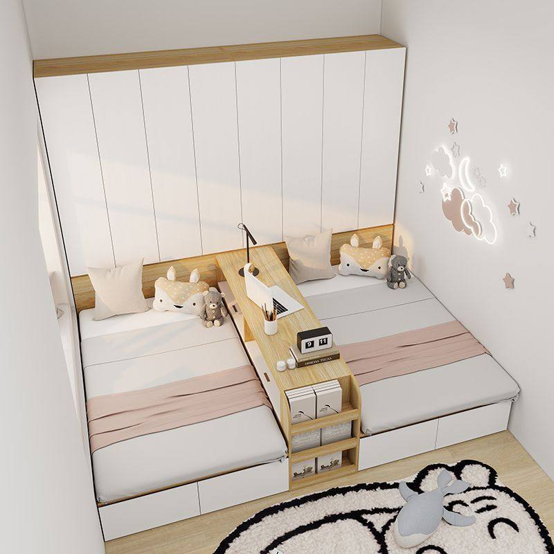 互不定制儿童干扰双人床隔断小户型榻榻米双胞胎卧室二胎两孩床,住宅家具,板式床,淘宝优惠券,粉丝福利购,淘宝优惠卷