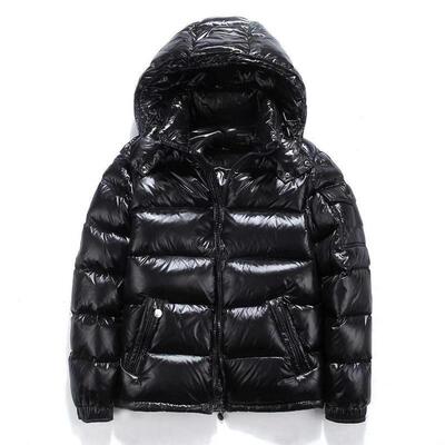 New Glossy Down Jackets Men Jackets Short Winter Hooded