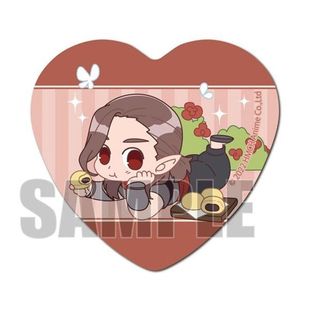 罗小黑战记饮茶一弹心吧唧罗小黑无限风息洛竹虚淮天虎心形徽章