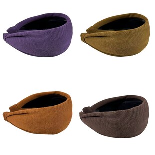 2025新款日韩针织宽边洗脸发箍韩版简约百搭高卢顶显脸小头箍发卡