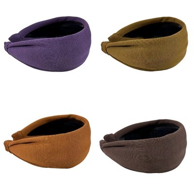 2025新款日韩针织宽边洗脸发箍韩版简约百搭高卢顶显脸小头箍发卡