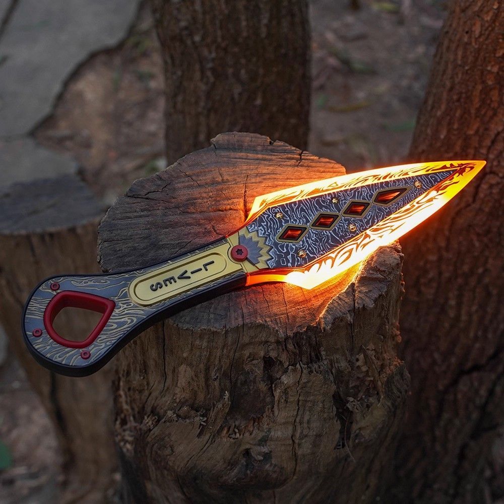 apex周边  换色恶灵传家宝发光苦无兵器玩具充电发光剑派派未开刃