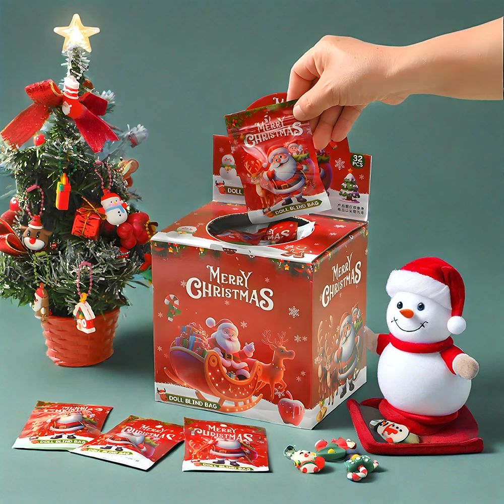 Christmas Toy Mini Lucky Draw Christmas Parts Blind Box Toys