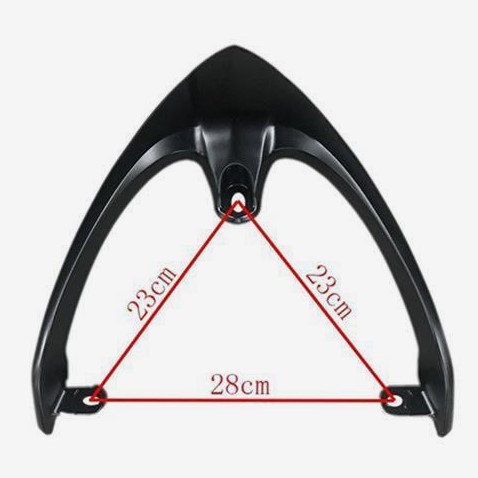 特价电动车摩托车鬼火 RSZ一代尾翼尾翼全铝合金后货架配件