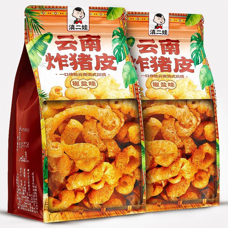 炸猪皮云南特产椒盐猪皮零食麻辣酥脆休闲网红大袋宿舍小吃,零食/坚果/特产,膨化食品,淘宝优惠券,粉丝福利购,淘宝优惠卷