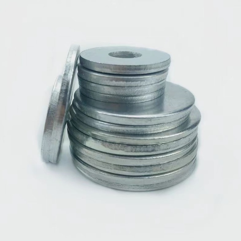 垫片圆形垫圈金属平垫介子平光垫加厚圆形铁片m8镀锌垫片螺丝垫片