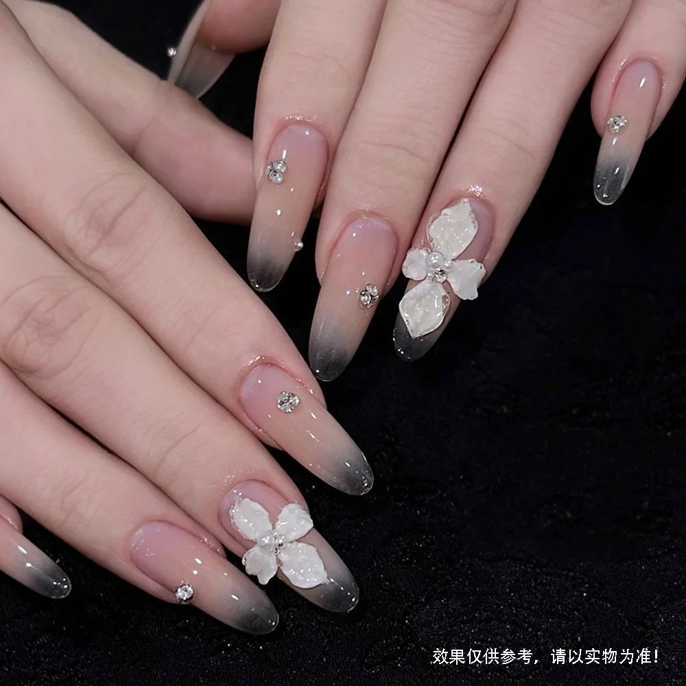 爆款美甲浮雕模具简约冰花硅胶雕花模具四瓣花立体装饰翻模工具