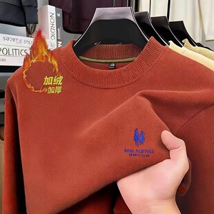 保暖圆领刺绣卫衣 2026马年双面奥粒绒加绒加厚冬季 崔万志推荐