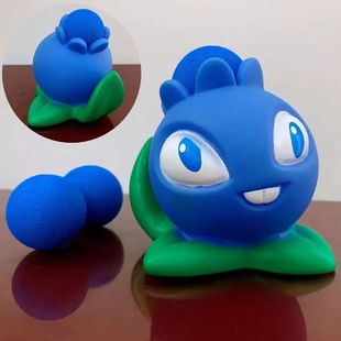 植物大战僵尸玩具12法老太阳神寒冰火焰三重机枪豌豆射手弹射手办