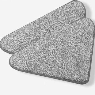 三角形拖把替换布替换头擦玻璃三角布头纤维干湿两用清洁拖布头