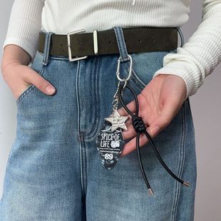 裤链裤子挂饰腰间配件穿搭亚文化y2k潮酷视觉系牛仔裤包挂件装饰