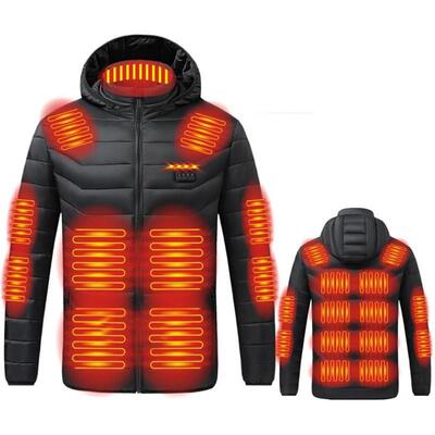 Heated Jacket for Men Women 21 Zones Heated Hoodie Winter
