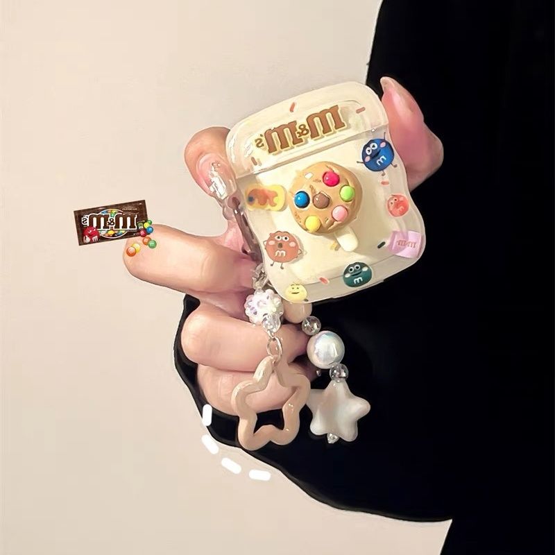 巧克力豆适用airpods2/3保护壳华强北mini4/pro4耳机套耳机保护套