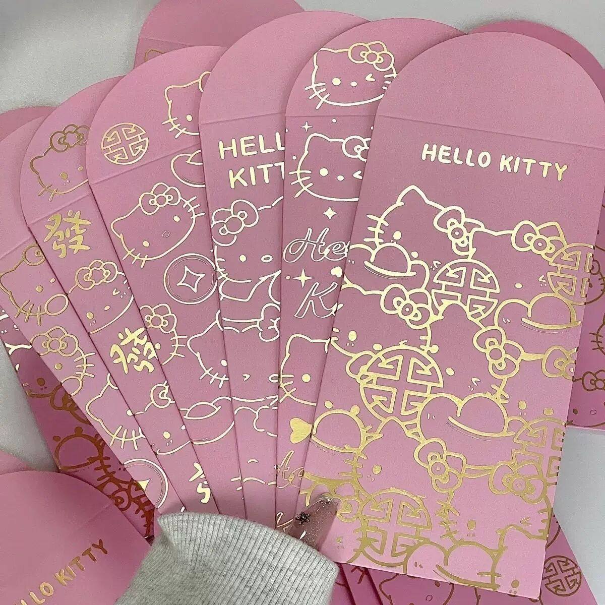 可爱风粉色烫金红包利是封新年铜版纸卡通红包kt红包压岁钱包,节庆用品/礼品,红包/利是封,淘宝优惠券,粉丝福利购,淘宝优惠卷