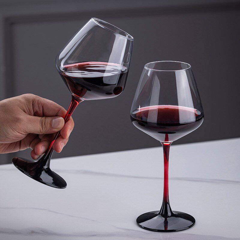 红酒架摆件轻奢红酒杯架子倒挂套装新款轻奢高脚杯6只装创意