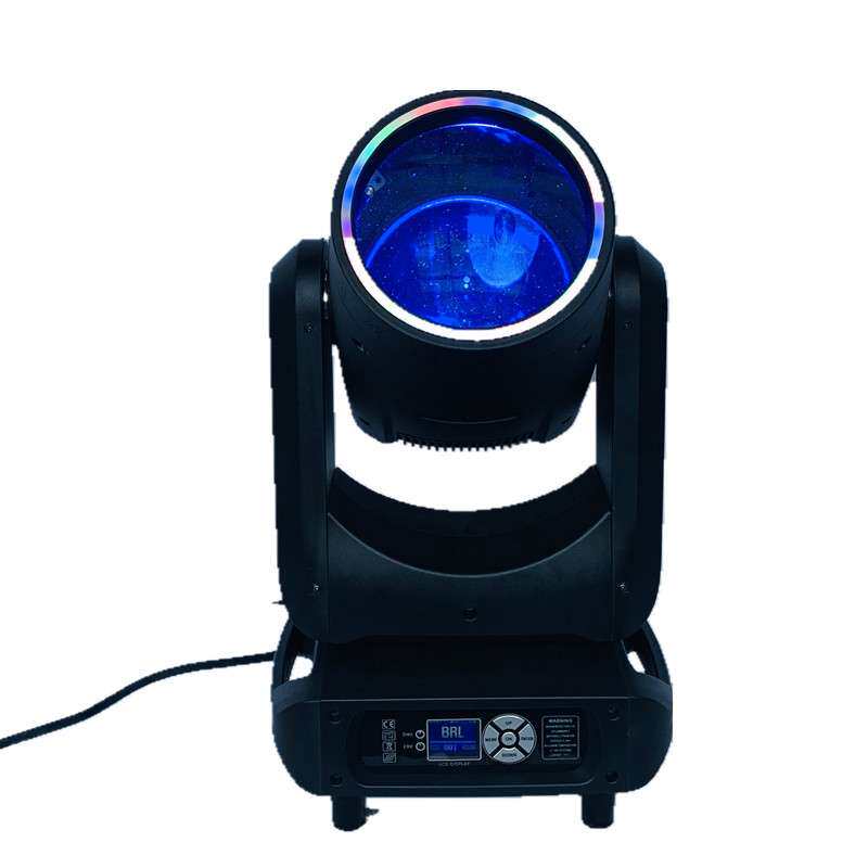 大功率200W led摇头光束灯带光圈粗光束图案摇头染色舞台酒吧灯