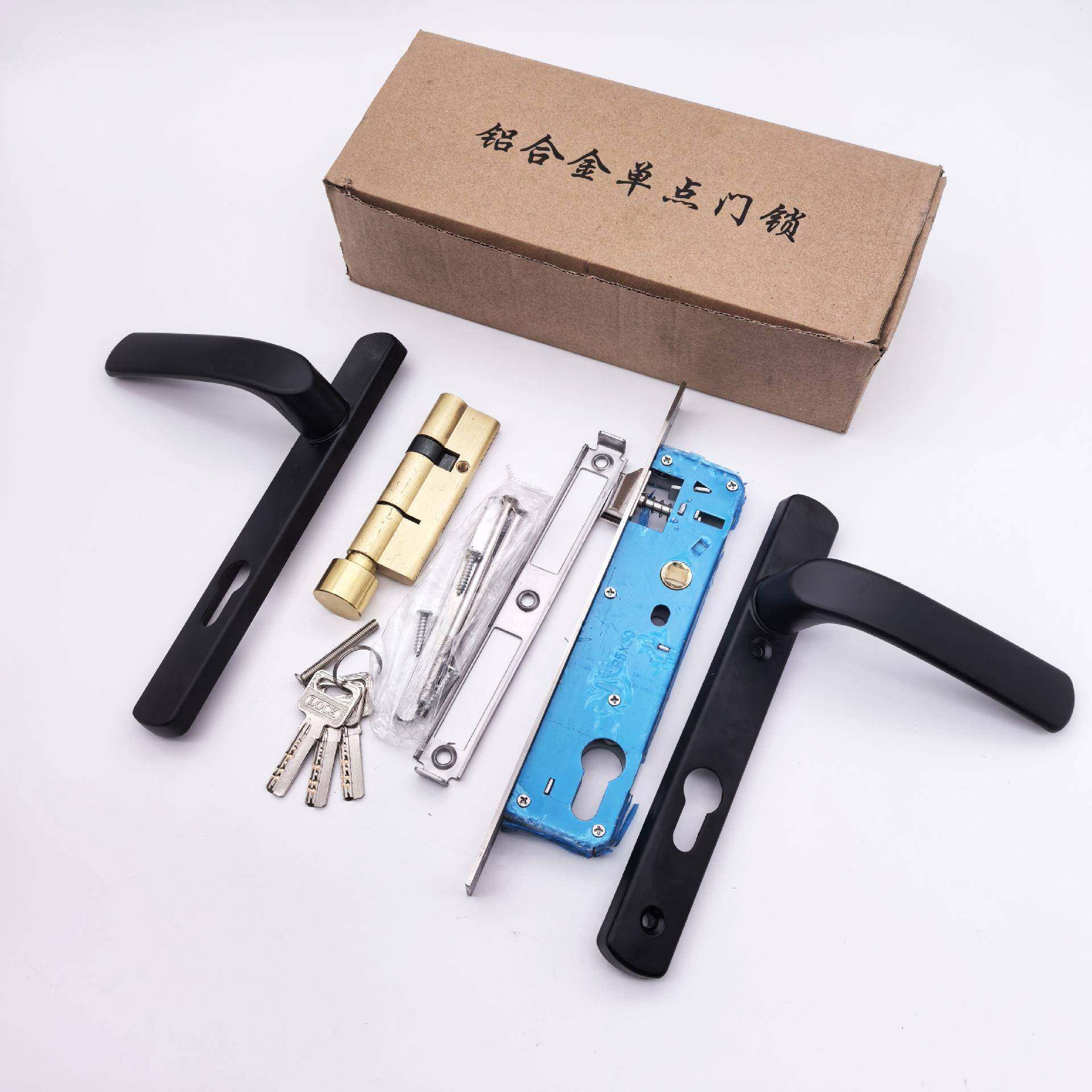 铝合金单点门锁 断桥铝门锁塑钢门锁平开门锁8530单点 执手锁,3C数码配件,其它配件,淘宝优惠券,粉丝福利购,淘宝优惠卷