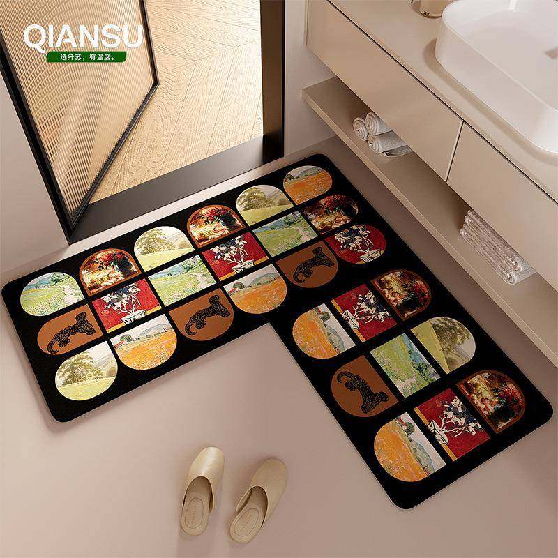 卫生间地垫吸水浴室门口脚垫厕所防滑家用地毯防水洗手间老人可用,3C数码配件,其它配件,淘宝优惠券,粉丝福利购,淘宝优惠卷
