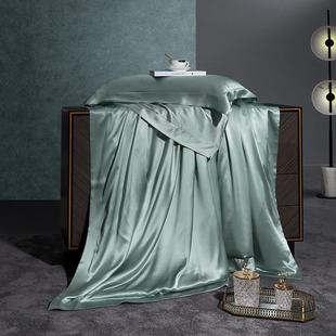 25姆米真丝被套素色款被单百分百桑蚕丝单双人裸睡重磅被芯套