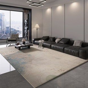 家用地毯客厅2024新款轻奢高级感地垫大面积全铺卧室床边毯可擦洗