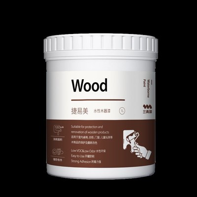 改造改色漆涂料水l性无甲醛旧家具木器漆自刷翻新衣柜木板油漆柜