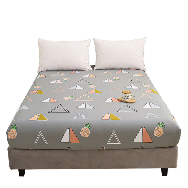 斜纹耐用学生床笠床垫保护套罩宿舍寝室床套全棉0.9*2米