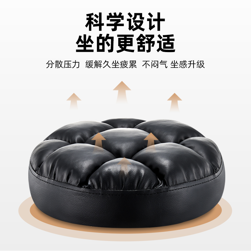 美容凳美容院理发店椅子美发滑轮凳子旋转升降圆凳美甲大工凳