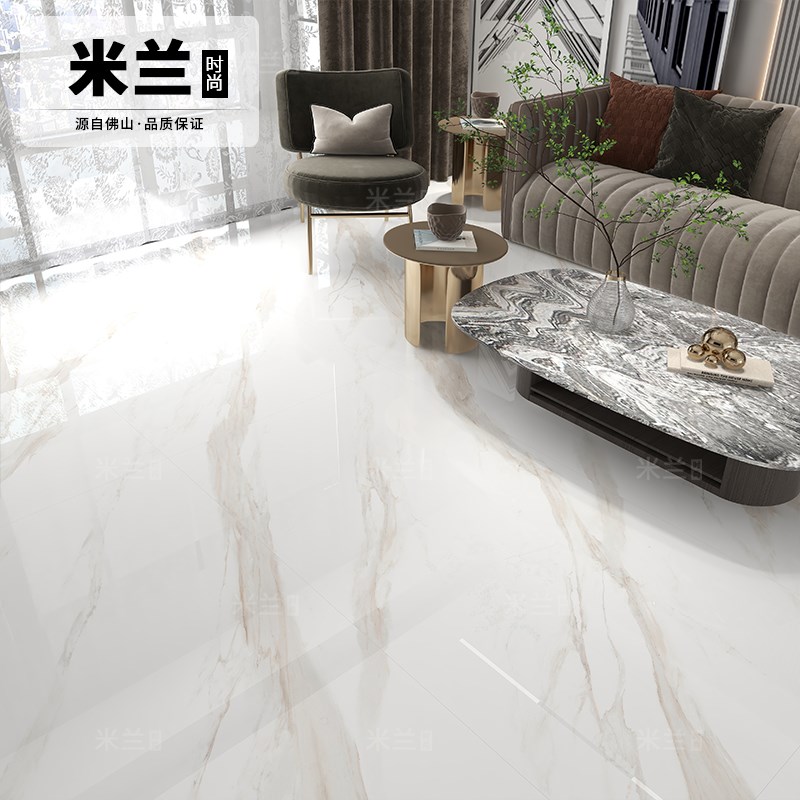 新鱼肚金900X1800大理石瓷砖别墅酒店客厅地砖背景墙砖密缝连纹