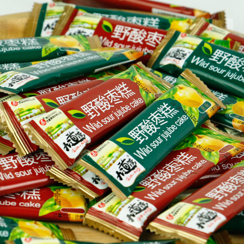 酸枣糕湖南特产野南酸枣片干酸枣条零食好吃的蜜饯小吃零食官方旗