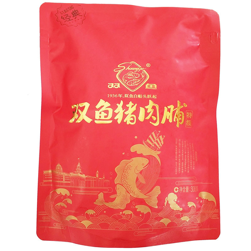 靖江特产牌特级猪肉脯308g负片副