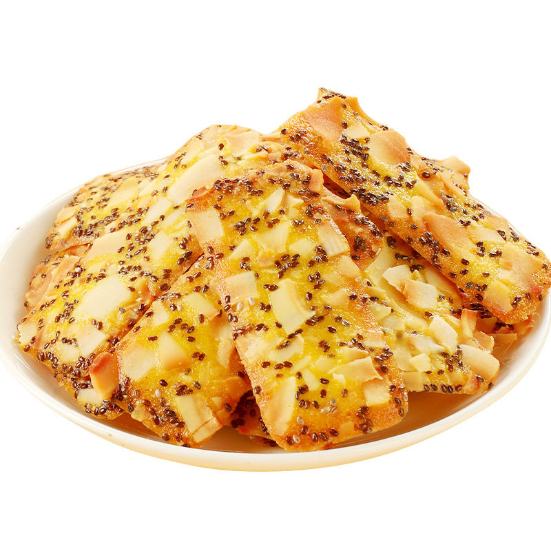 甄磨坊红枣山药奇亚籽椰子脆扁桃仁椰子脆片饼干零食儿童休闲食品