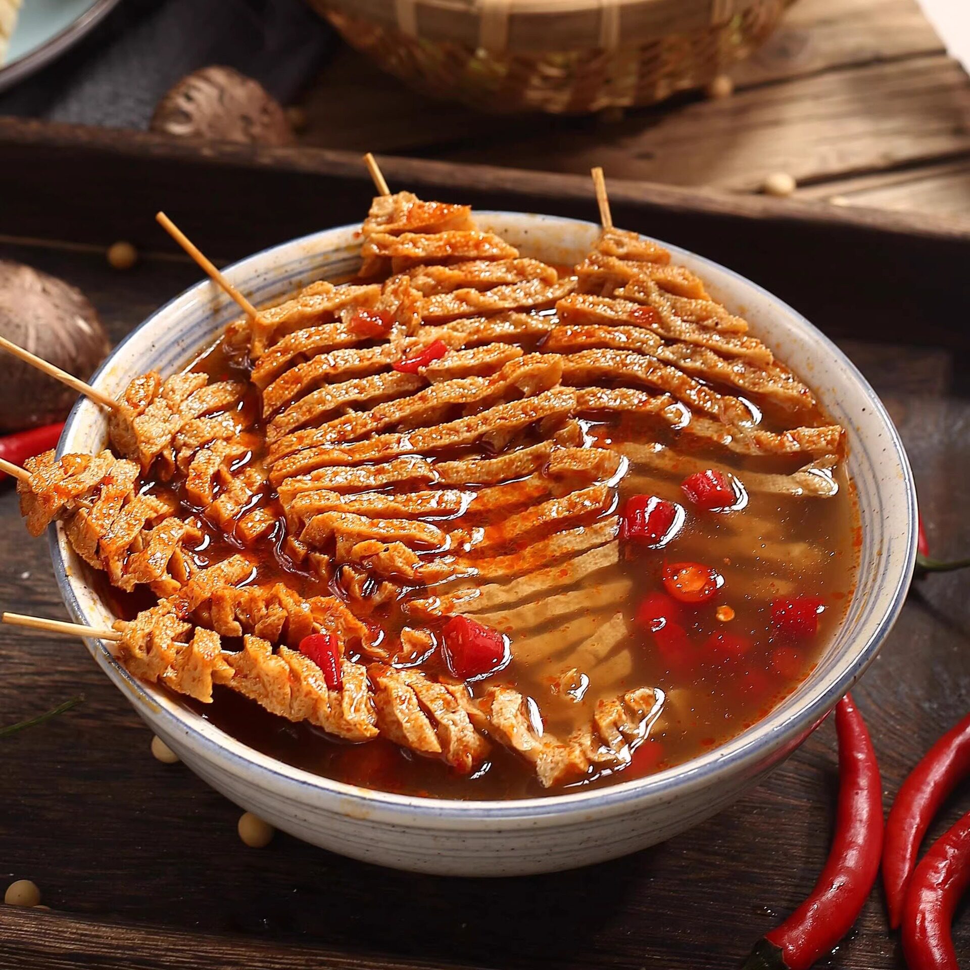 火锅食材散装豆腐串串干干豆兰花制品干货麻辣烫整箱商用散装官方