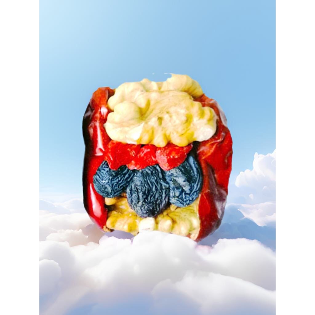 新疆特产红枣夹核桃葡萄干坚果真空加小包装抱抱果5斤礼盒装官方