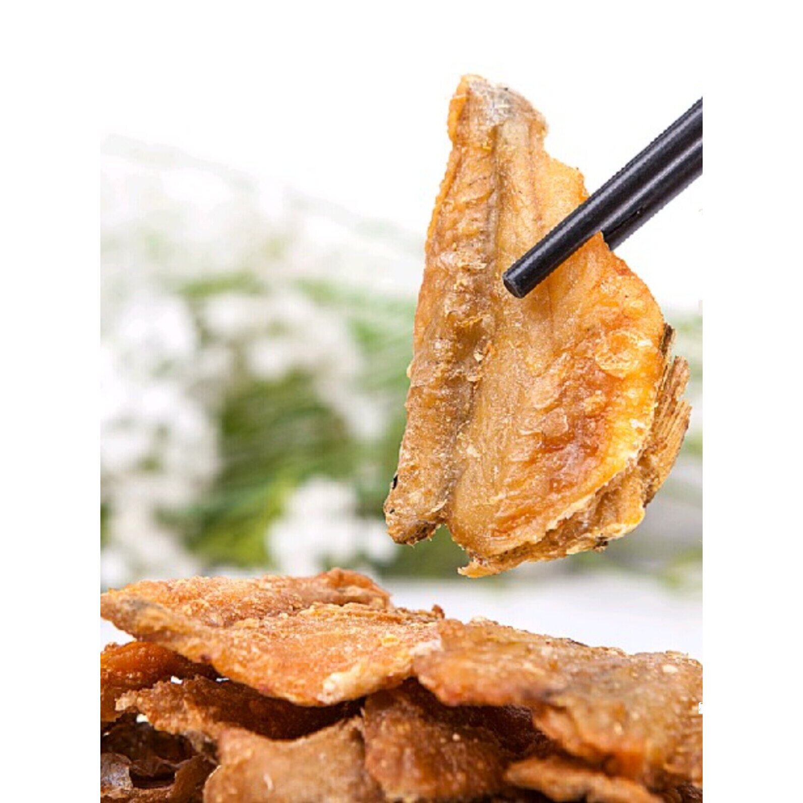 小黄鱼片即食开片小黄鱼干香酥小黄鱼500g 海鲜零食小吃包邮官方