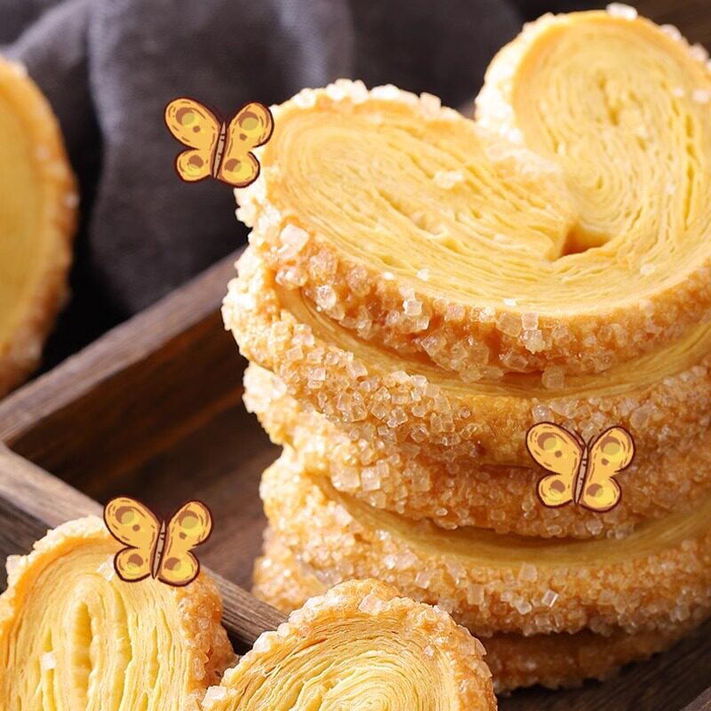 上海特产伴手礼盒装隆芝斋蝴蝶酥风味特产千层酥点心字号糕点礼物