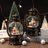 圣诞马灯风灯圣诞节日灯光氛围装 饰品摆件Merry Christmas