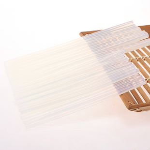 环保热熔胶棒透明胶棒热溶胶条高粘胶条7MM11MM整箱 包邮