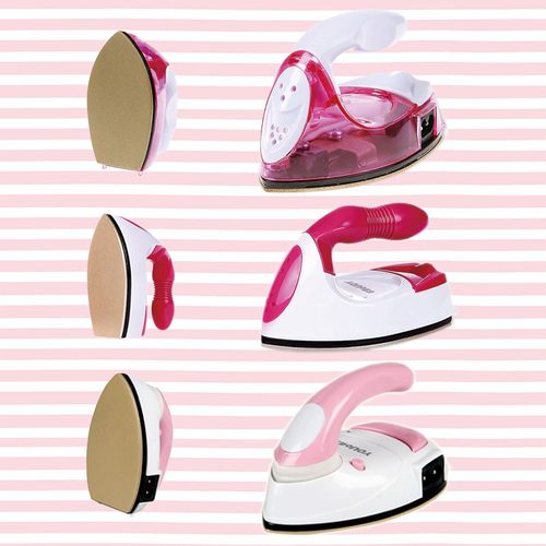 优尔迷你电熨斗旅行折q叠便携手工干式烫斗小功率学生宿舍娃衣拼