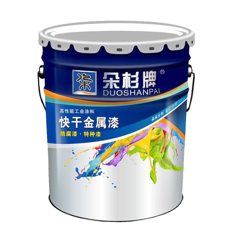 朵杉磁漆醇酸防锈漆金属漆钢结构漆户外栏杆快干白V色黑色树脂油