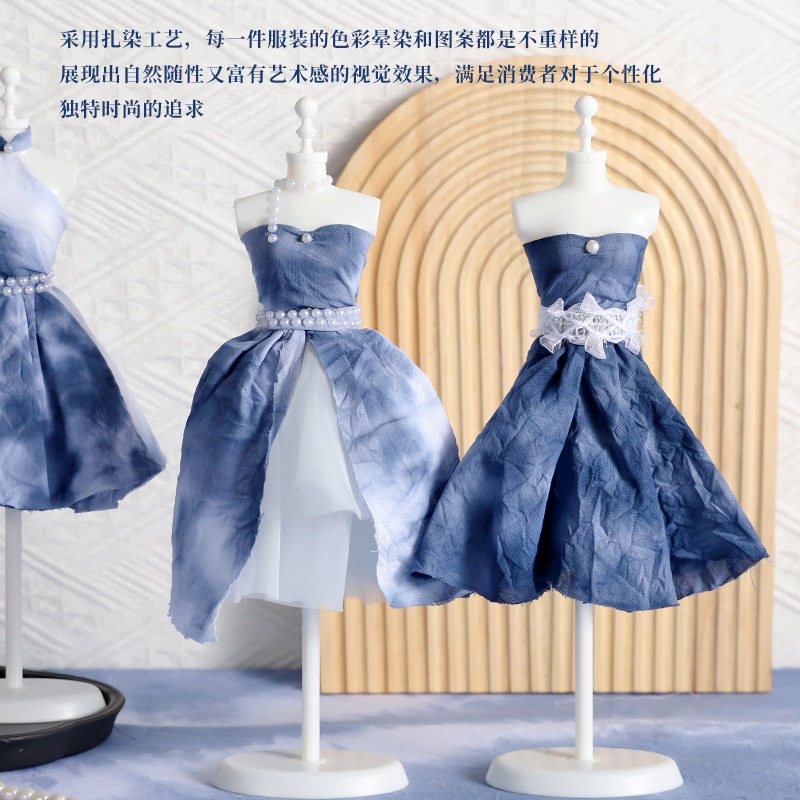 热销手工diy材料包创意摆件扎染服装民族亲子裁剪制作扎染颜跨境