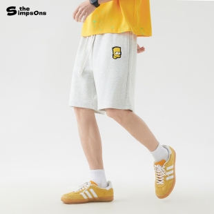 复古宽松百搭纯棉五分裤 辛普森一家休闲短裤 美式 夏季 男女 2026新款