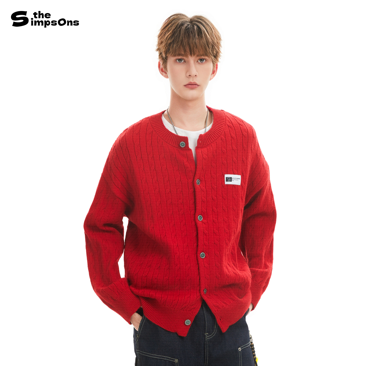 辛普森一家男女同款毛衣针织开衫