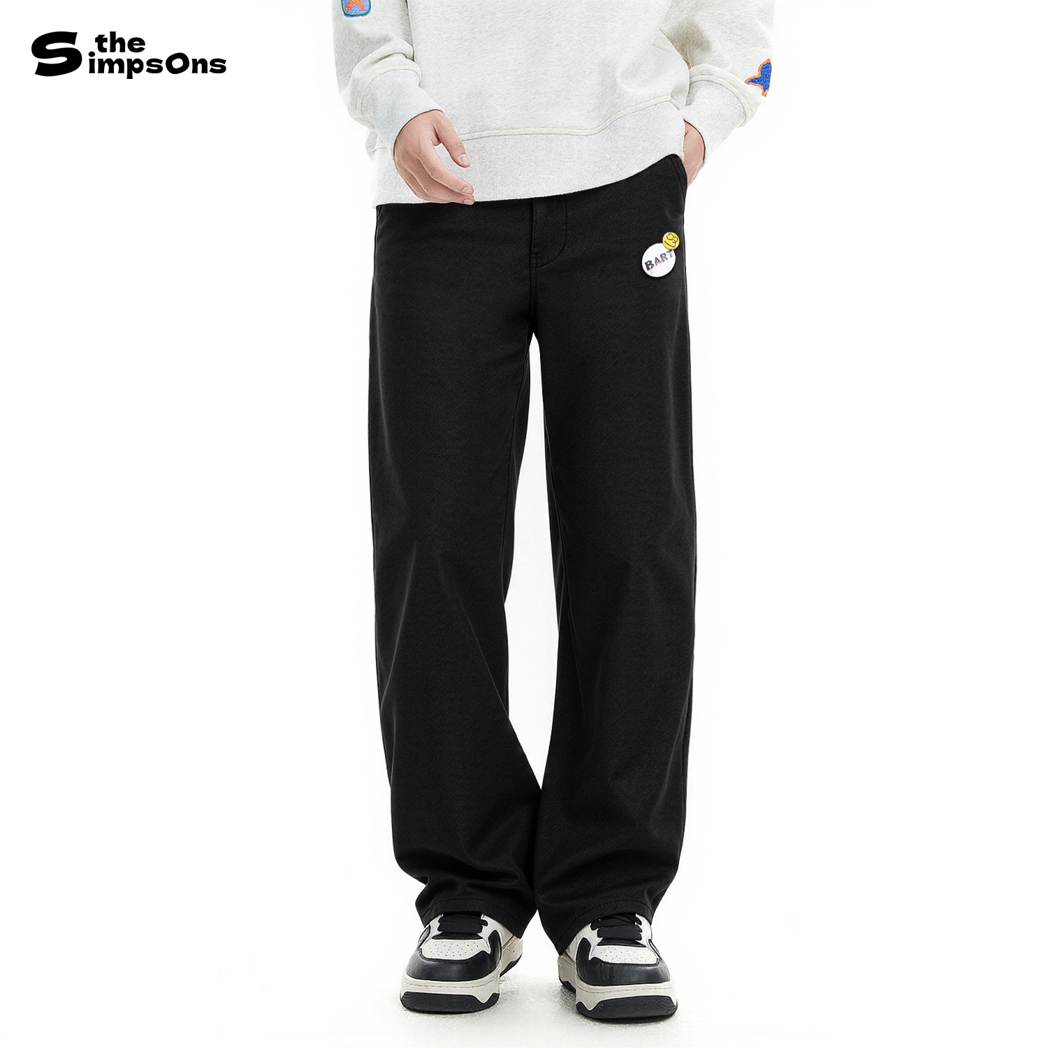 辛普森一家男休闲裤秋冬保暖宽松