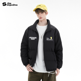 辛普森一家羽绒服面包服加厚保暖90绒鸭绒轻薄冬季 厚外套情侣 新款